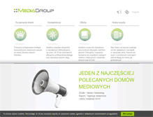 Tablet Screenshot of mediagroup.com.pl
